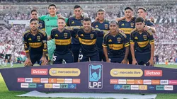 Los jugadores de Boca en el Superclásico