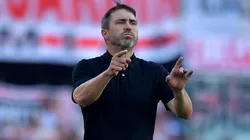 Eduardo Coudet, director técnico de River Plate.