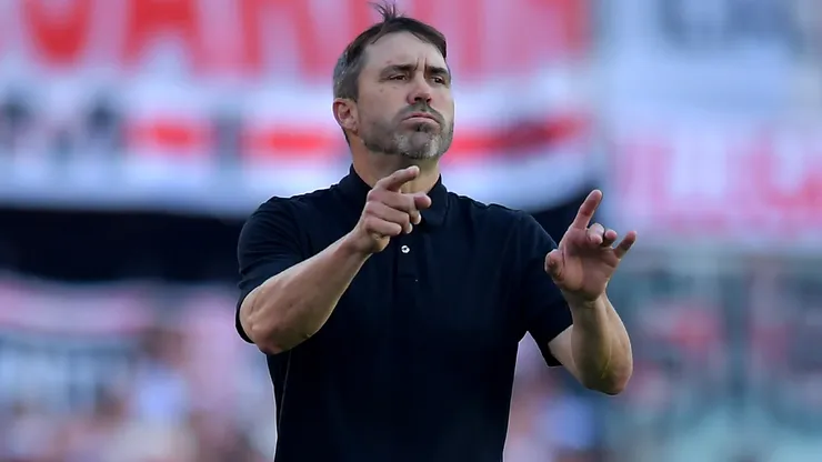 Eduardo Coudet, director técnico de River Plate.