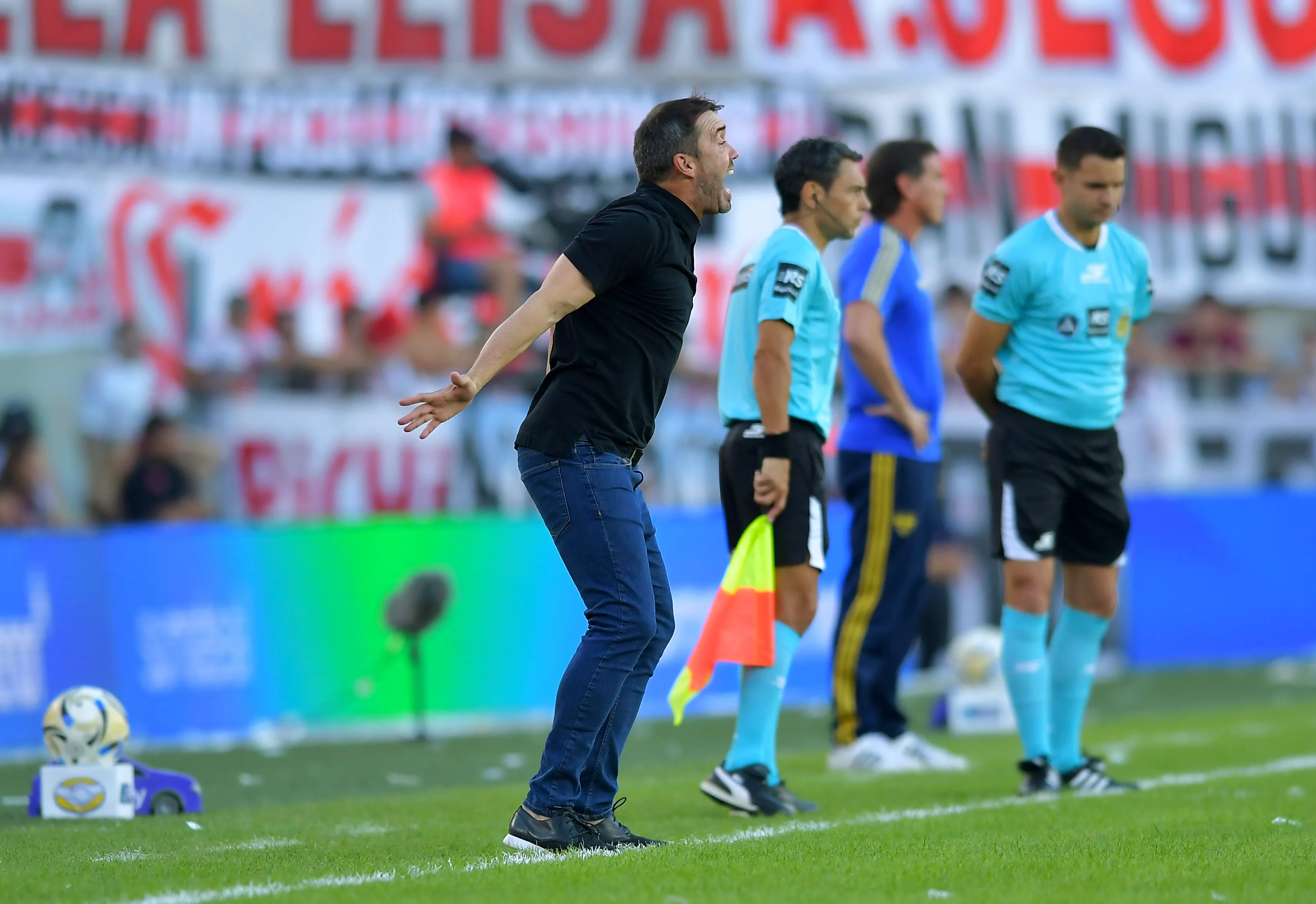 Eduardo Coudet, director técnico de River Plate. (Getty Images)
