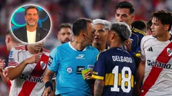 Los jugadores de River terminaron muy enojados con Herrera.