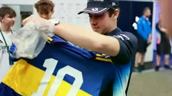 Colapinto celebró el triunfo de Boca