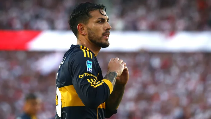 Leandro Paredes en el Superclásico.