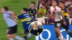 Javier Castrilli consideró que fue penal el empujón de Lautaro Blanco a Lucas Martínez Quarta.