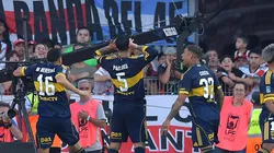 Leandro Paredes festeja su gol ante River.