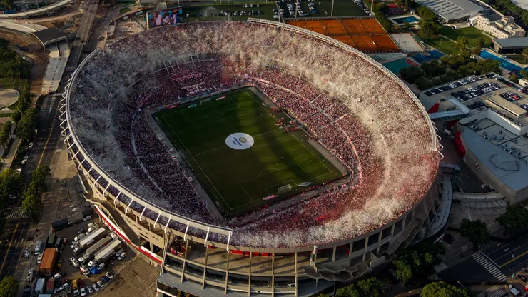 Así fue el recibimiento de los hinchas de River en el Superclásico