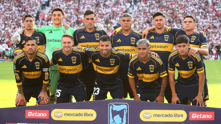 El equipo titular de Boca en el Superclásico ante River.