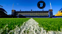 El campo de juego de La Bombonera.