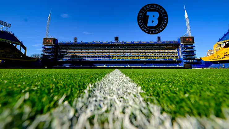 El campo de juego de La Bombonera.