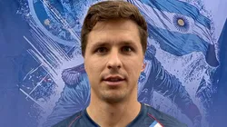 Gianluca Simeone debutó en el Club Argentino de Madrid.