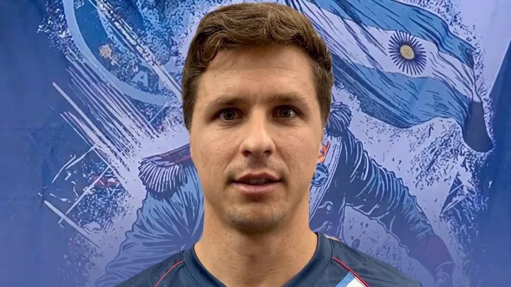Gianluca Simeone debutó en el Club Argentino de Madrid.