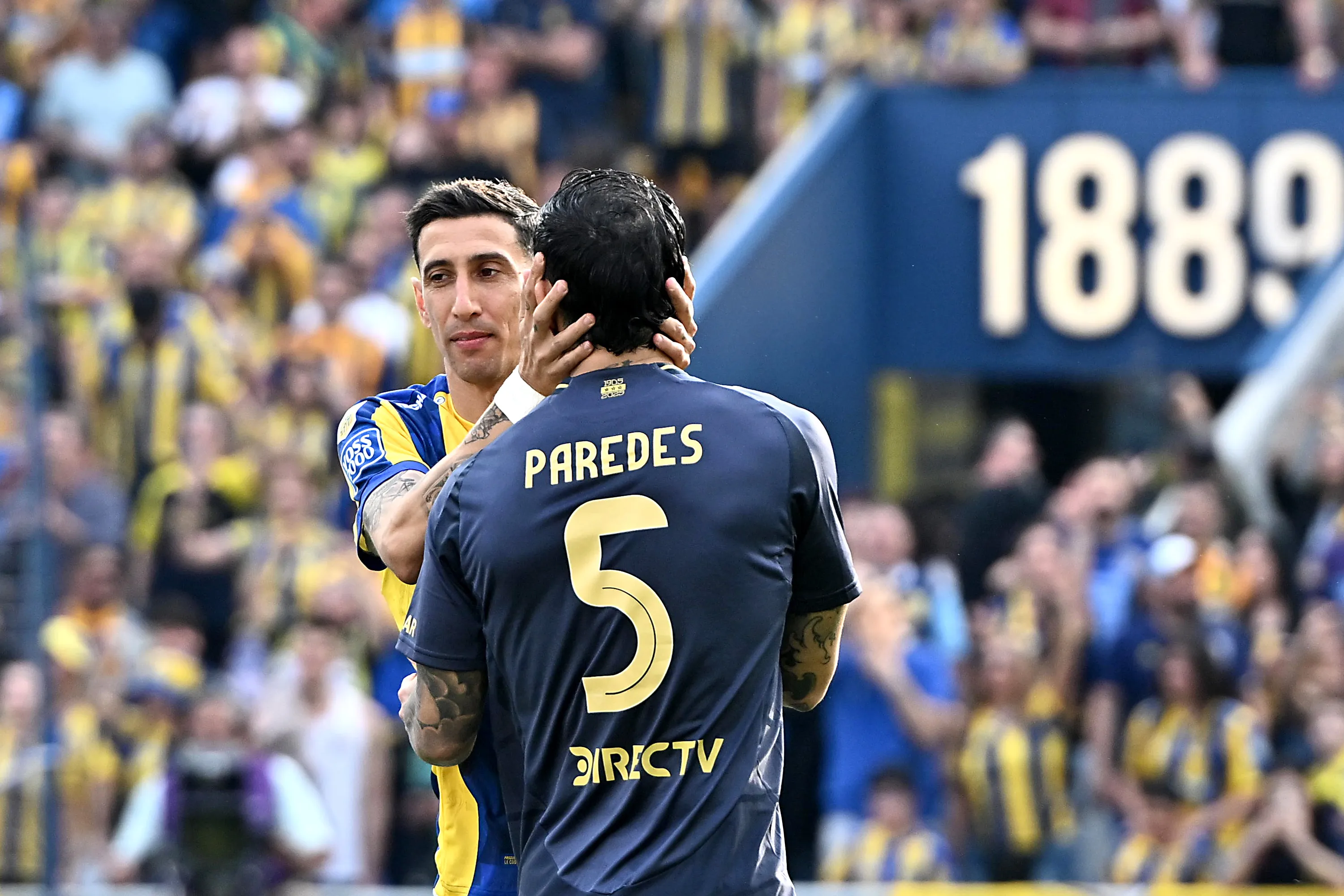 Di María y Paredes. (Foto: Getty).