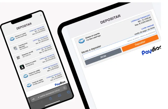 Métodos de depósito BetWarrior