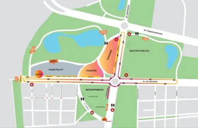 El circuito que hará Colapinto en Palermo este 26/04