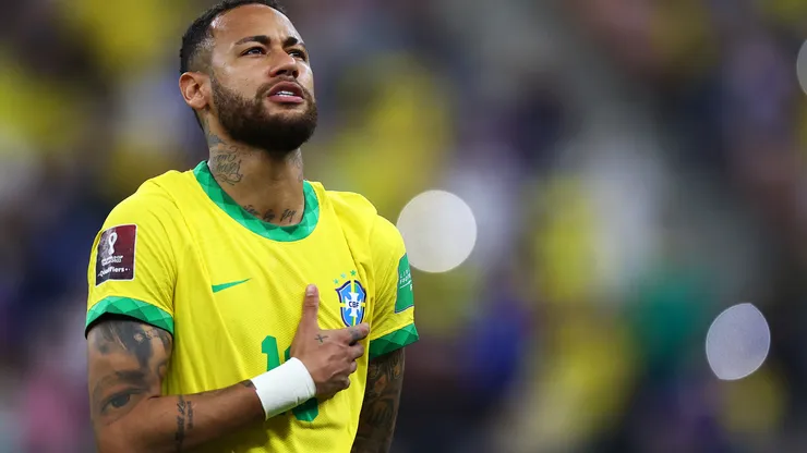 Neymar, delantero de la Selección de Brasil