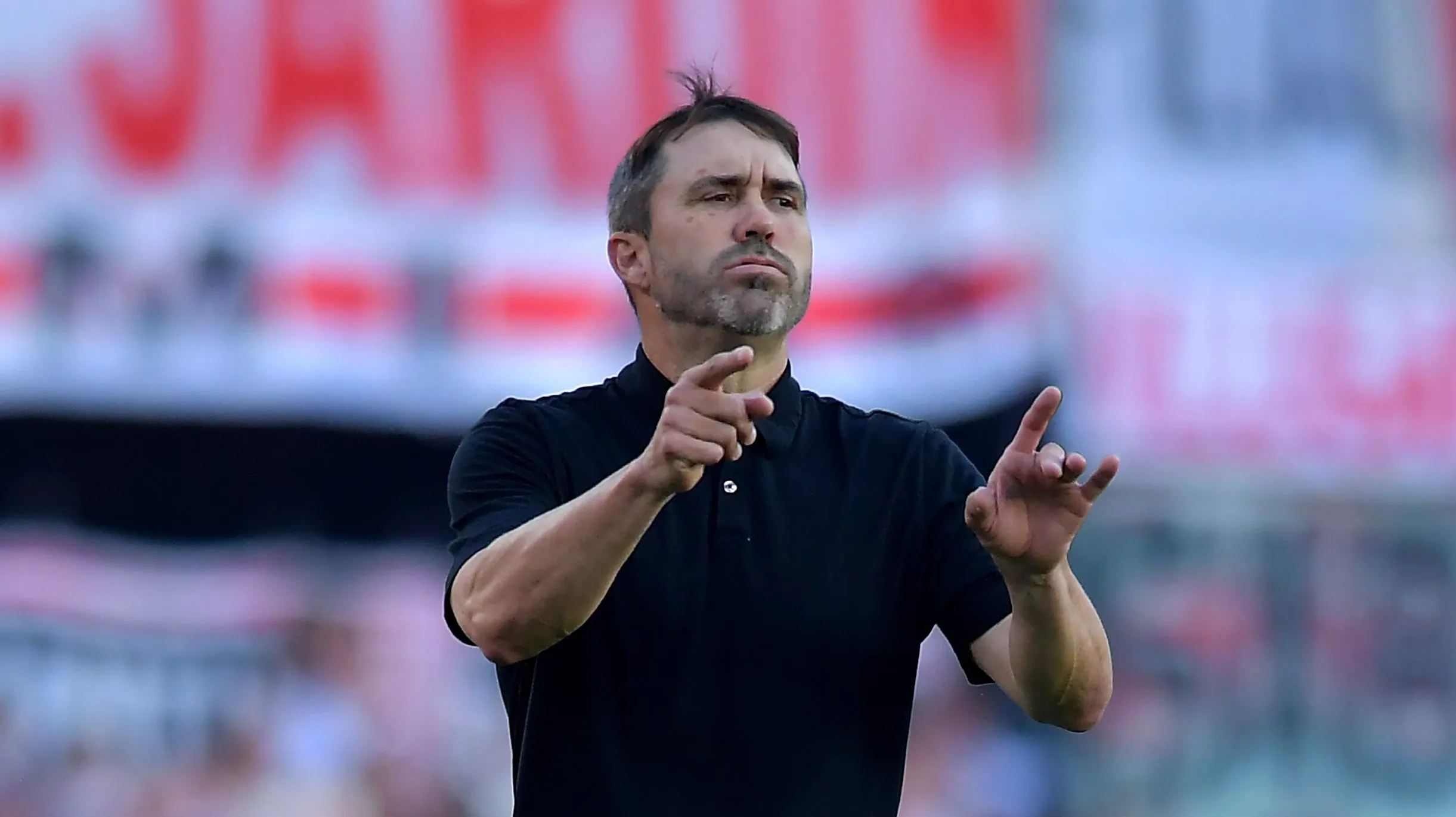 Eduardo Coudet, entrenador de River.