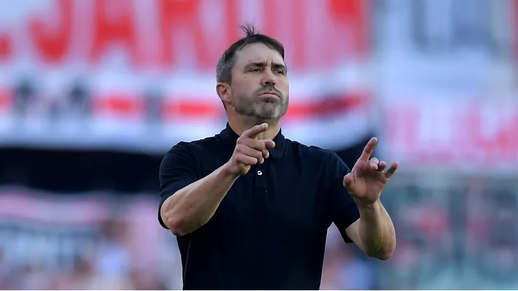 Eduardo Coudet, entrenador de River.
