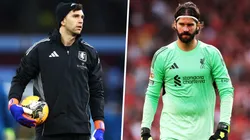 Alisson sería el elegido por sobre Dibu Martínez para la Juventus
