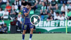 Thiago Almada fue expulsado en Atlético de Madrid.