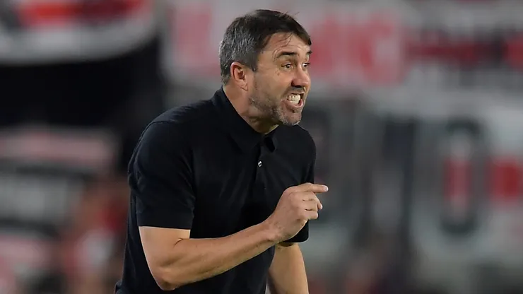 Eduardo Coudet, entrenador de River.