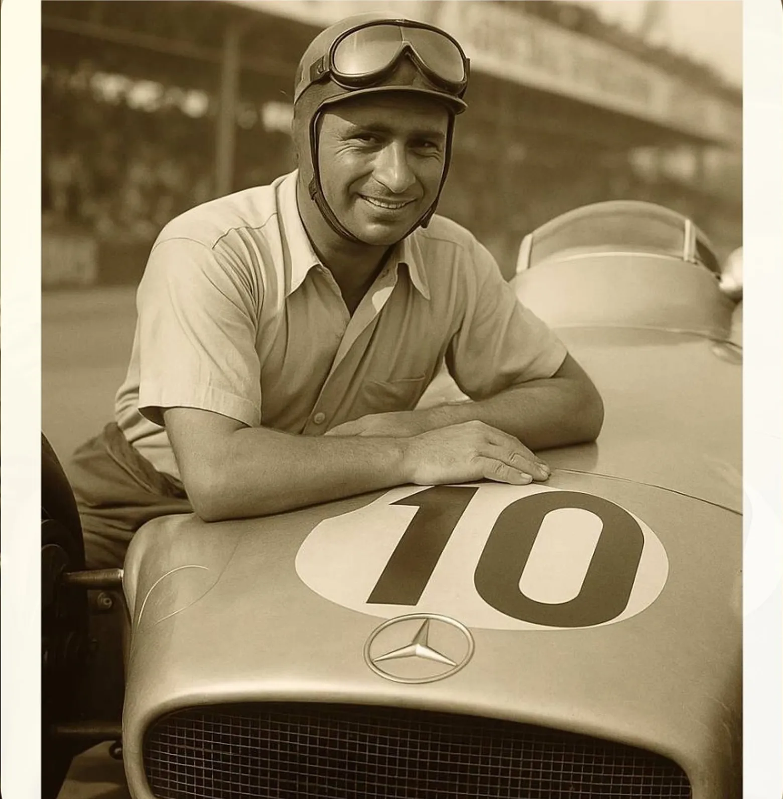 Fangio ganó dos de sus cinco campeonatos del mundo con la W165.