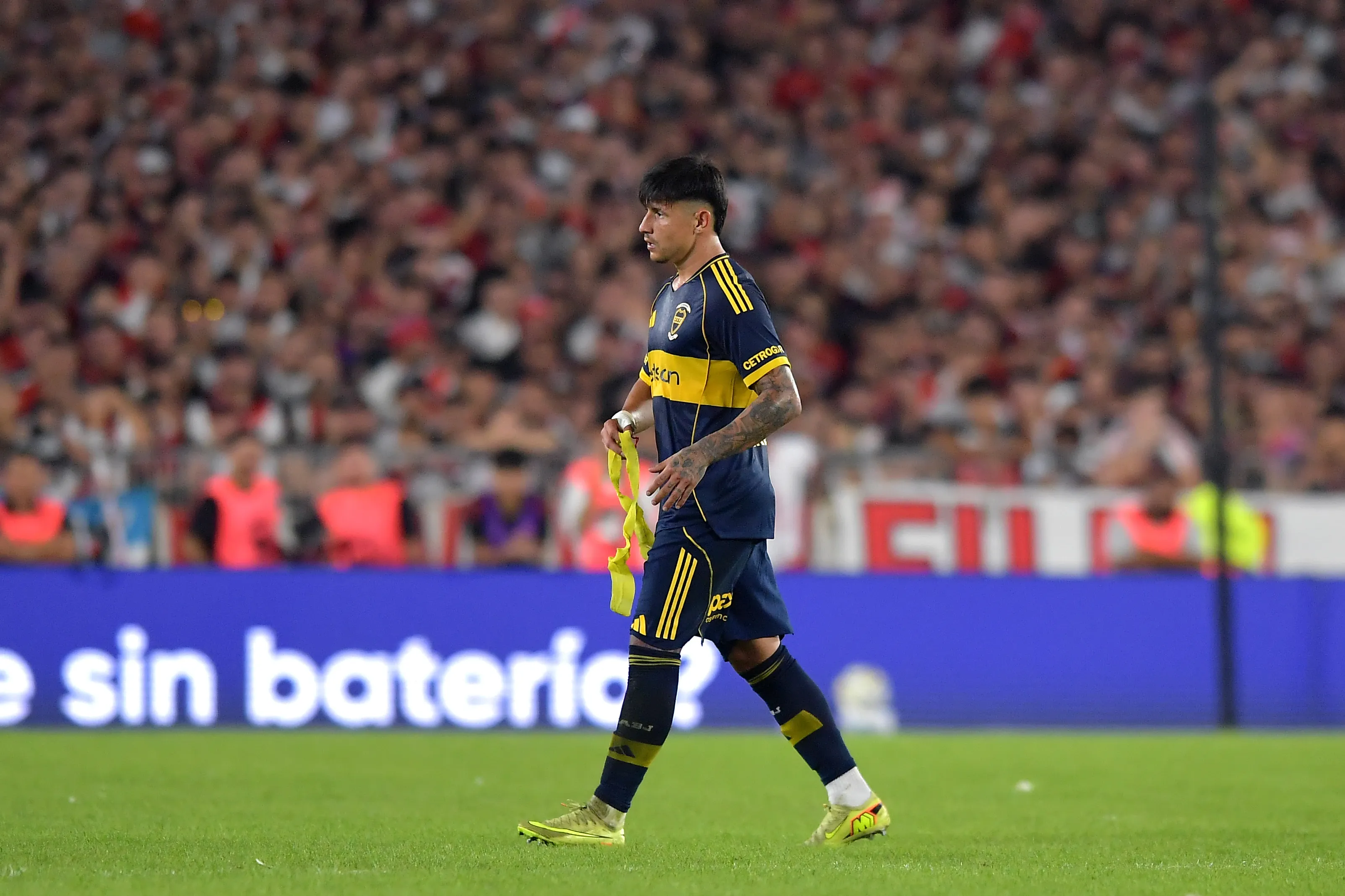 Adam Bareiro en el Monumental. (Foto: Getty).