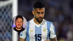 Nico González en la Selección Argentina.