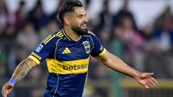 Milton Giménez, autor del gol de Boca ante Defensa y Justicia.