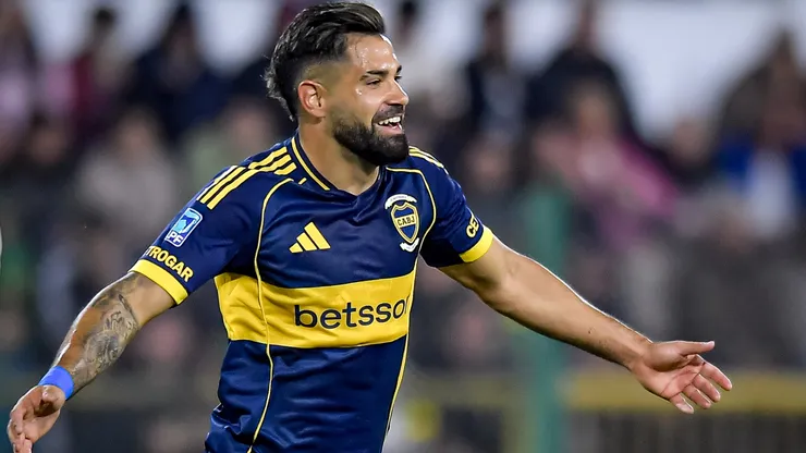 Milton Giménez, autor del gol de Boca ante Defensa y Justicia.