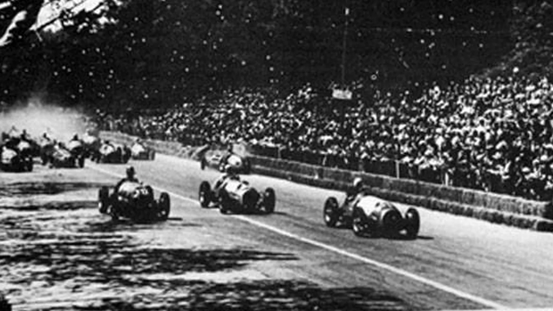El circuito urbano de Buenos Aires en los años ’50. (Foto: Historia de una Pasión, Alfredo Parga)