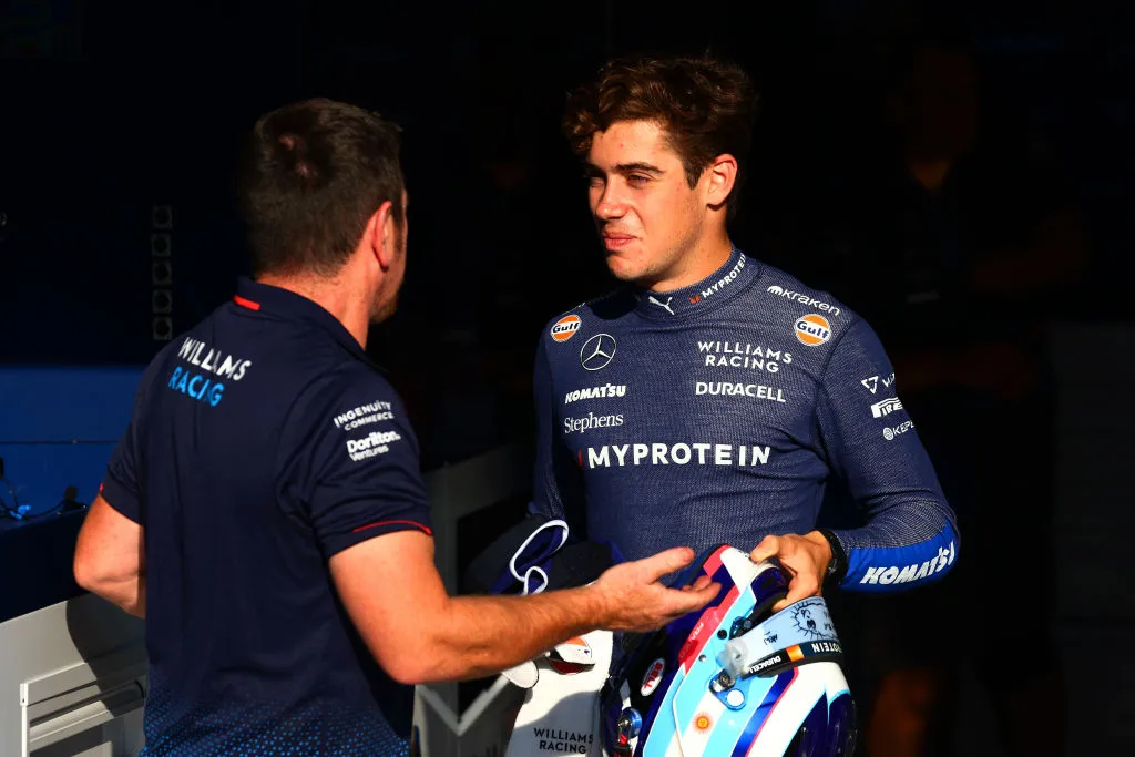 El debut de Franco Colapinto en la Fórmula 1 llegó con la oportunidad por la salida de Sargeant de Williams. (Getty)