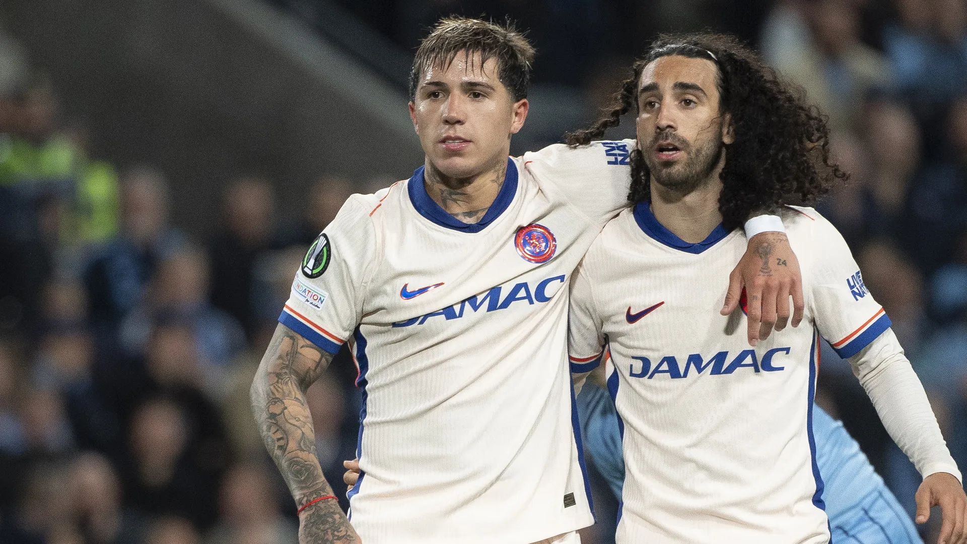 Cucurella y Enzo Fernández, dos señalados por The Guardian. (Getty)