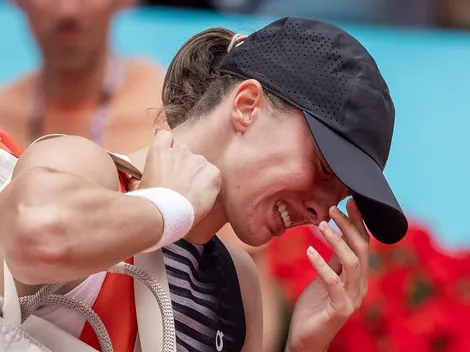 Lesión y llanto de Iga Swiatek, que abandonó en Madrid y generó preocupación de cara a Roland Garros