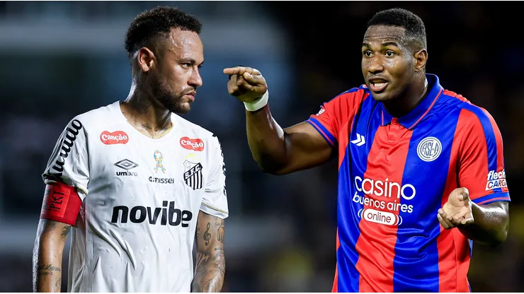 “Le vamos a meter”: la picante advertencia de Romaña a Neymar antes del San Lorenzo vs. Santos