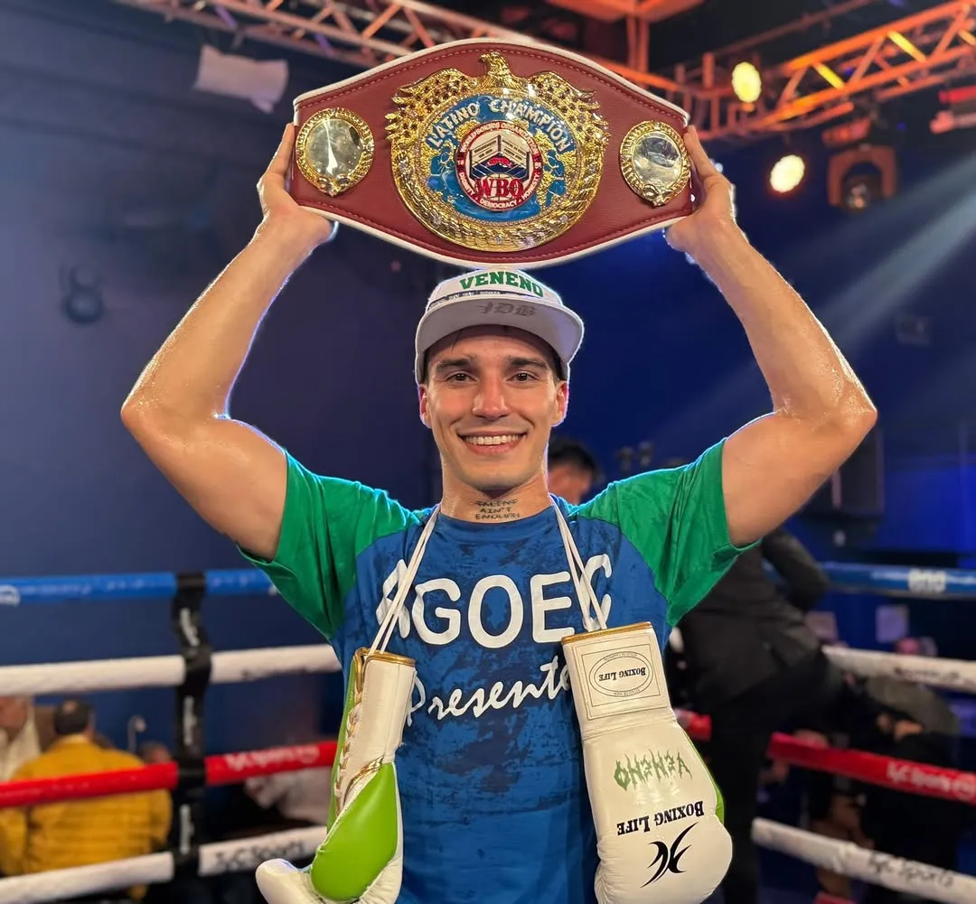 Alan “Veneno” Chaves, boxeador argentino.