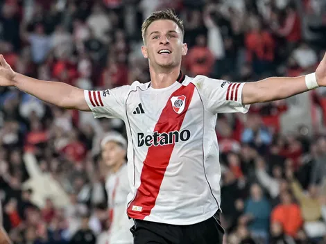 El gol de Giuliano Galoppo para el 1 a 0 de River ante Aldosivi