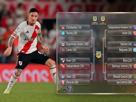 Así están los cruces de Playoffs del Torneo Apertura tras el triunfo de River