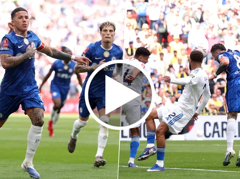 ¡Gol de nueve! Enzo Fernández abrió la cuenta del Chelsea vs. Leeds en la FA Cup