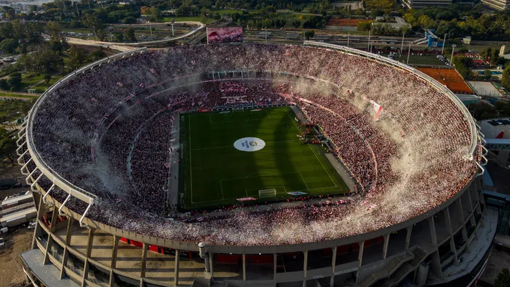 Los hinchas de River en el último Superclásico.