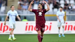 Gio Simeone dijo presente en el empate entre Torino e Inter.
