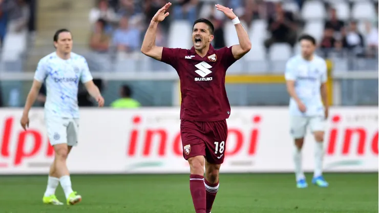 Gio Simeone dijo presente en el empate entre Torino e Inter.