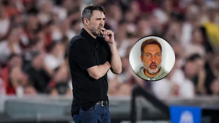 Eduardo Coudet, entrenador de River.