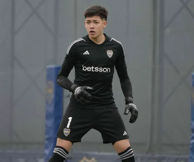 Fernando Rodríguez, arquero de la Reserva de Boca.