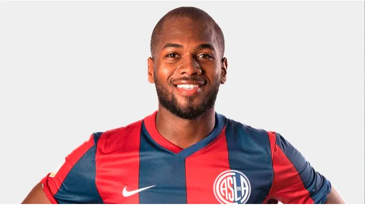 Diego Perea en su paso por San Lorenzo.