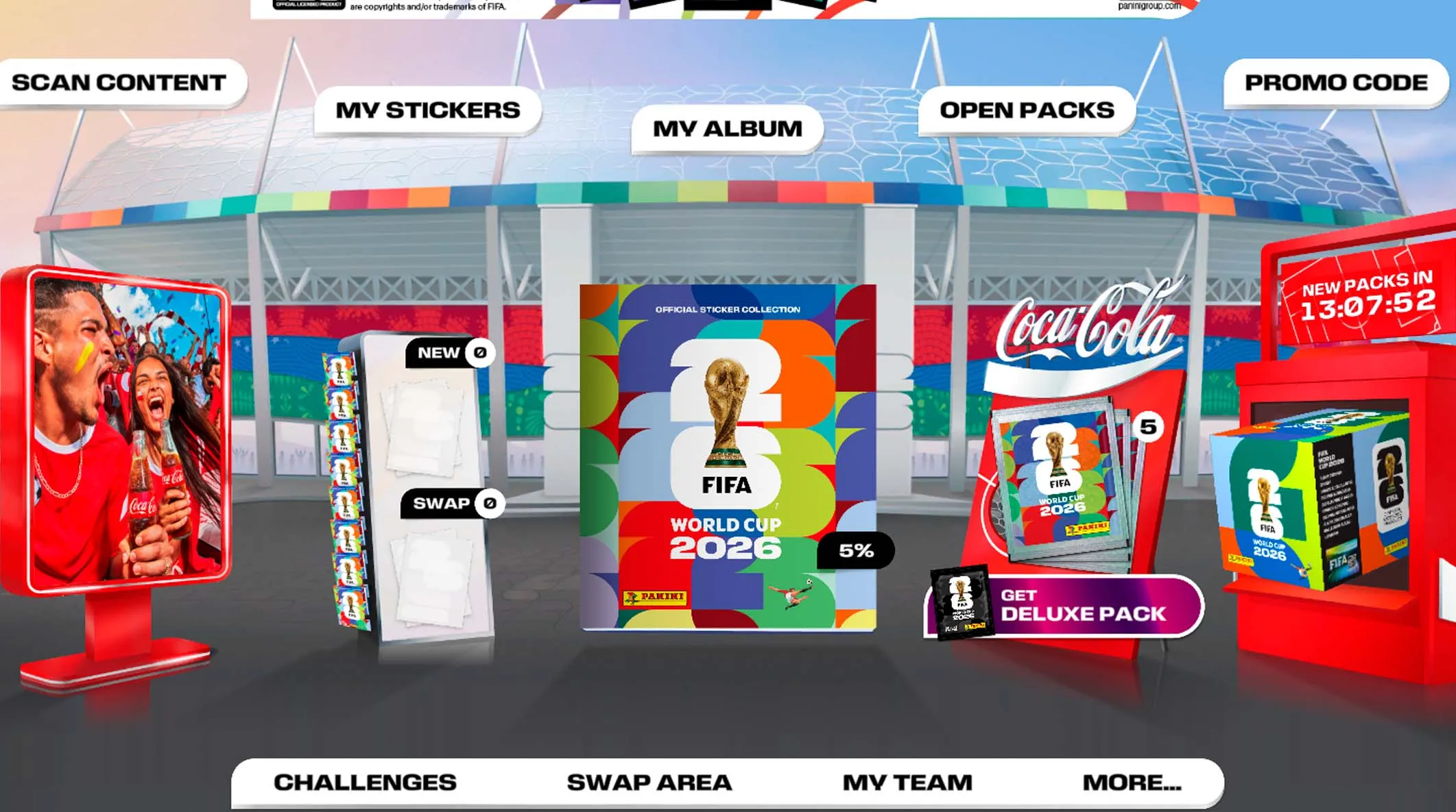 Panini sacó el álbum virtual de figuritas del Mundial 2026.