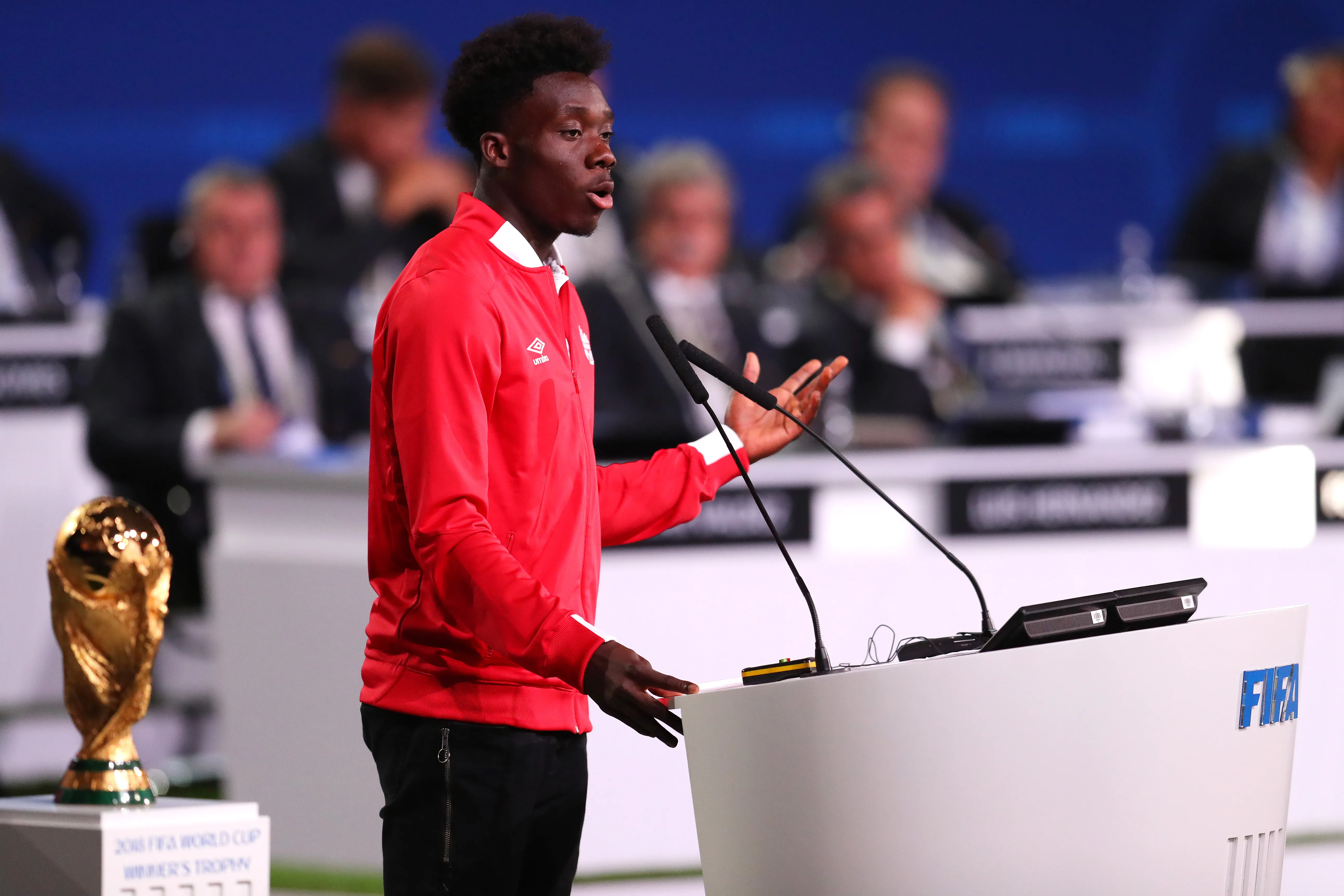 Alphonso Davies, máxima figura de la Selección de Canadá. (Getty Images)