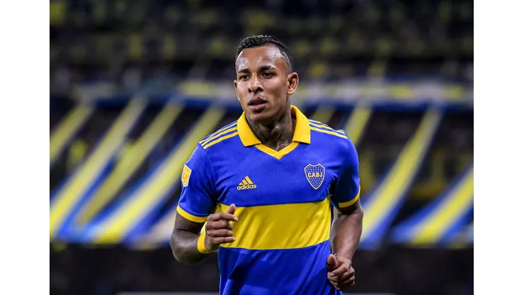 Sebastián Villa, durante su etapa en Boca.