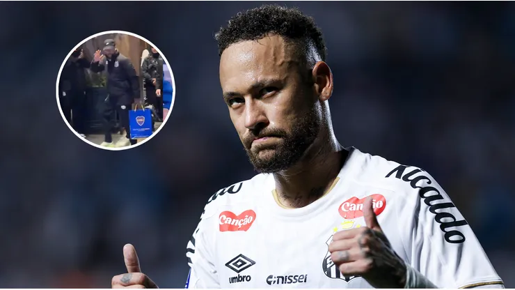Neymar no pasó desapercibido durante su estadía en Buenos Aires.