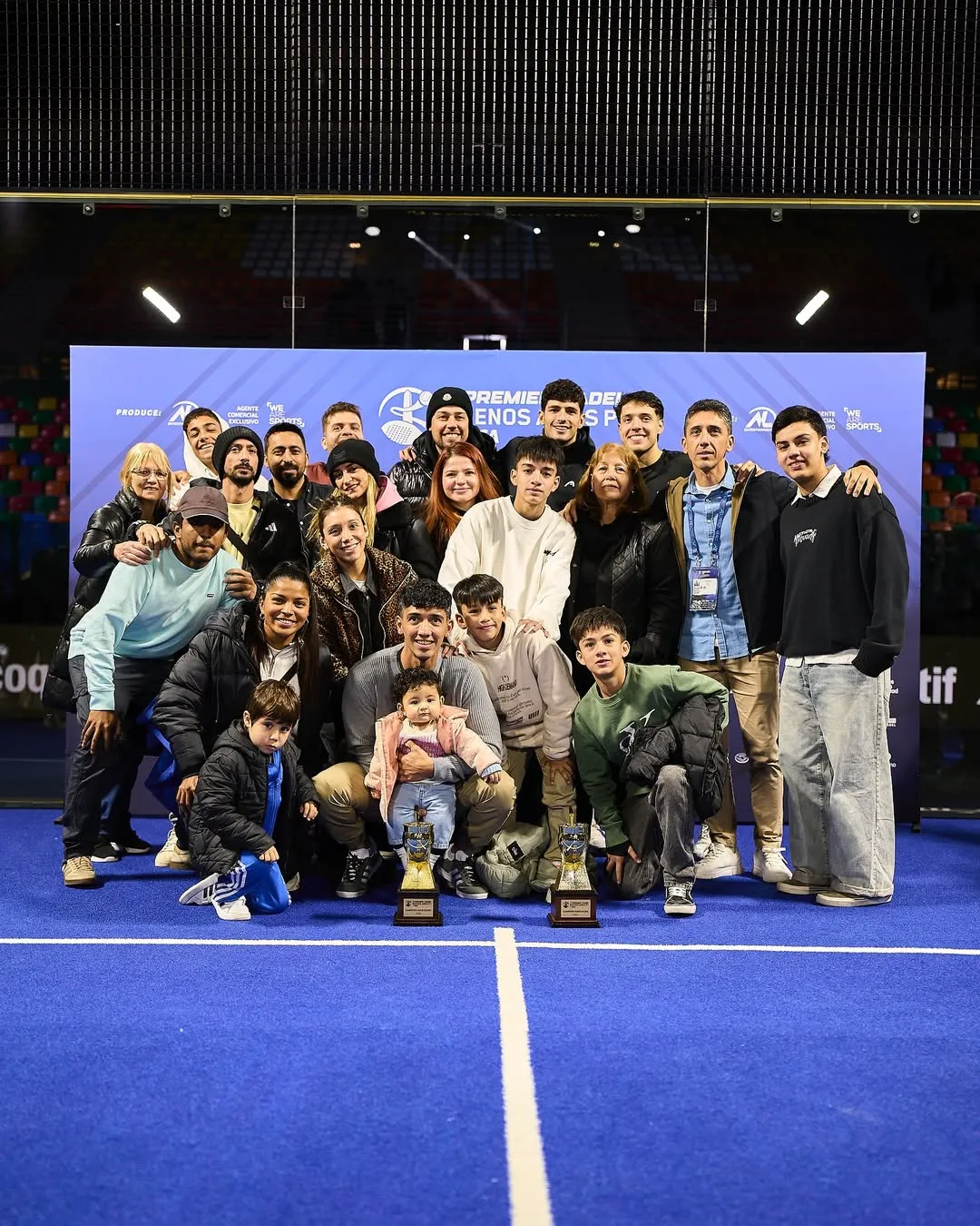 Arturo Coello y Agustín Tapia celebran el título del P1 de Buenos Aires 2025. (@tapia).