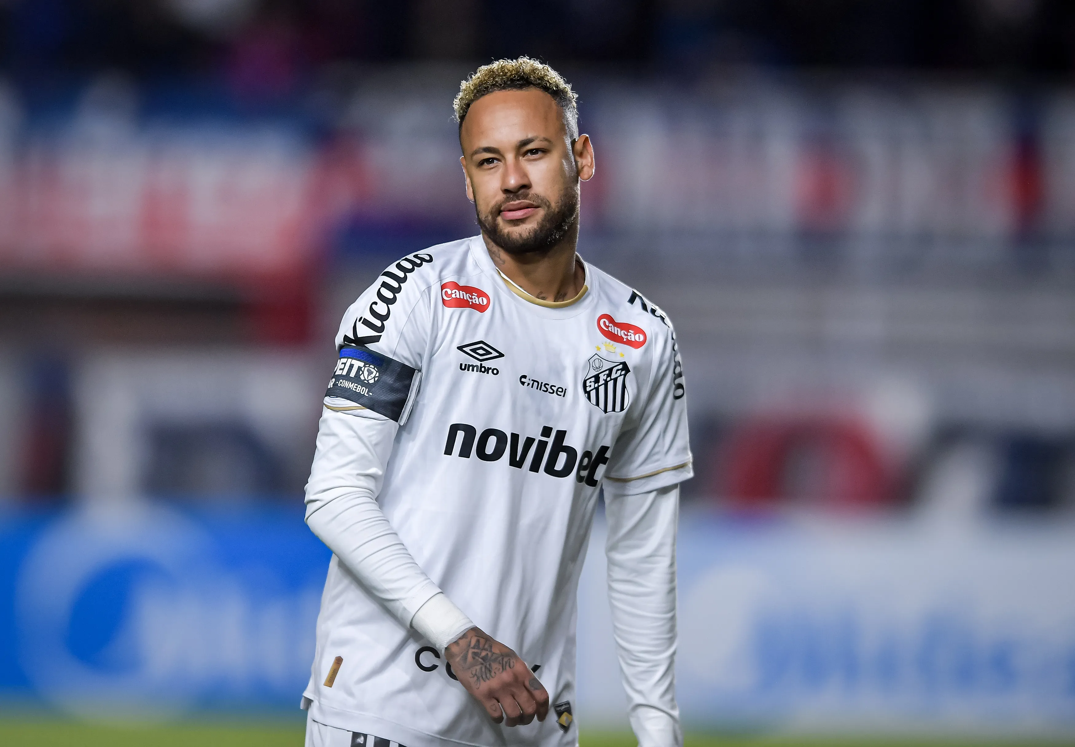 Neymar Júnior, figura brasileña de Santos. (Getty Images)